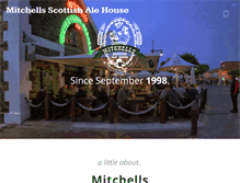 Tablet Screenshot of mitchells-ale-house.com